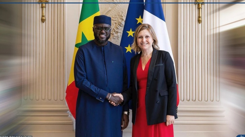 Paris : Malick Ndiaye s’est entretenu avec son homologue français, Yaël Braun-Pivet