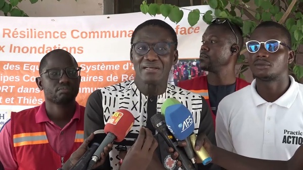 Thiès Practical Action et la Croix-Rouge renforcent la résilience communautaire face aux inondations