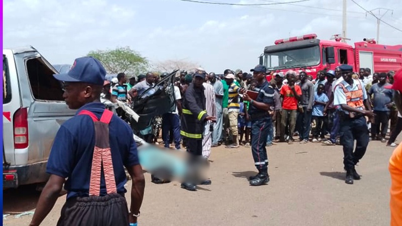 Kaolack : un mort et plusieurs blessés dans un accident près du pont Serigne Bassirou Mbacké Kaolack : un mort et plusieurs blessés dans un accident près du pont Serigne Bassirou Mbacké