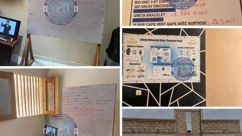 🚨 Keur Massar : Un réseau affilié à QNET démantelé par la Brigade de Recherches