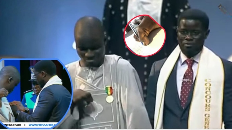 Pape Natango Mbaye, premier lauréat de la Médaille Gaïndé, honoré pour son courage et sa réussite scolaire