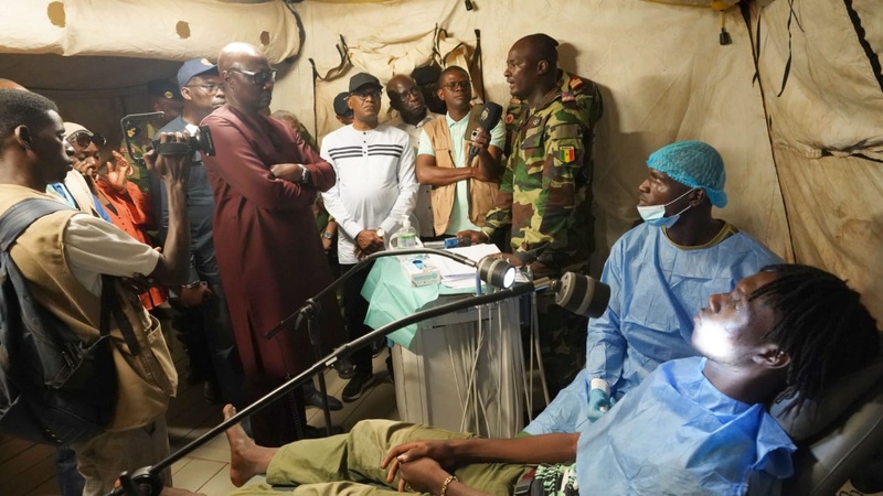 Clôture des activités de l’hôpital militaire de campagne à Médina Yoro Foula : un bilan jugé satisfaisant