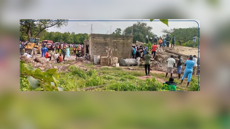Sédhiou : deux personnes portées disparues après l’effondrement d’un bâtiment à Dembaya Sédhiou : deux personnes portées disparues après l’effondrement d’un bâtiment à Dembaya