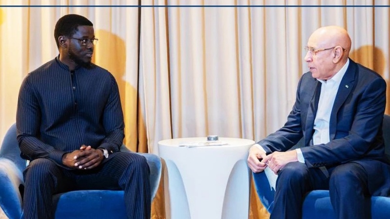 Bassirou Diomaye Faye et Mohamed Ould Cheikh El Ghazouani réaffirment leur volonté de coopération à Yokohama Bassirou Diomaye Faye et Mohamed Ould Cheikh El Ghazouani réaffirment leur volonté de coopération à Yokohama