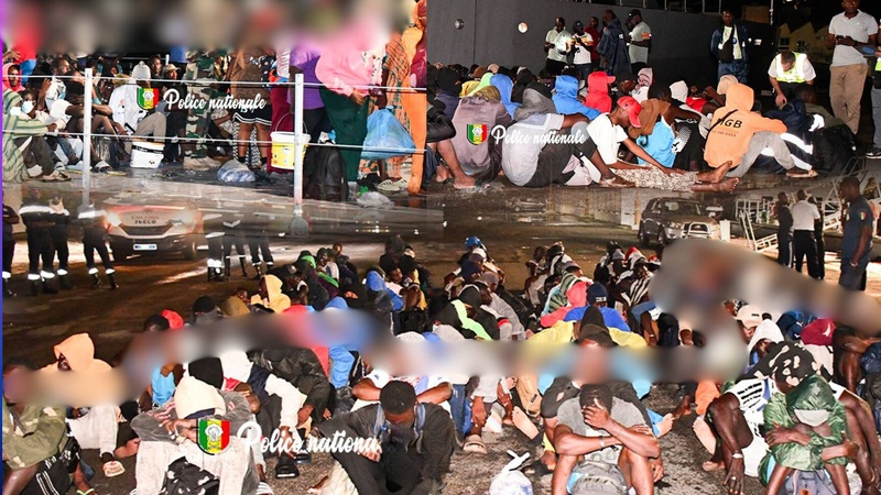 Émigration clandestine : sept passeurs arrêtés après l’interception de 147 migrants au large de Sangomar