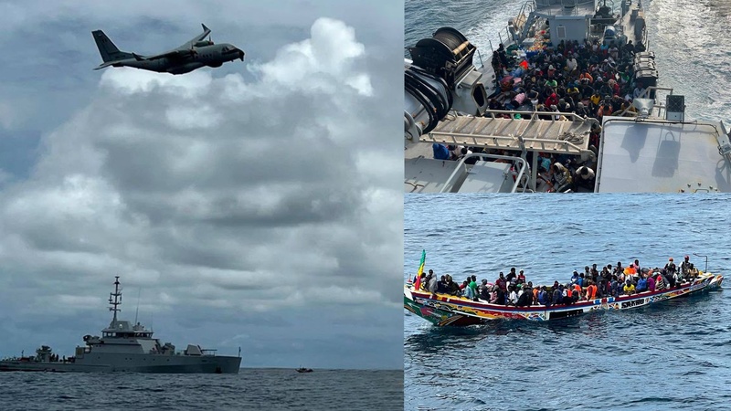 Dakar : 133 candidats à l’émigration irrégulière secourus par la Marine nationale
