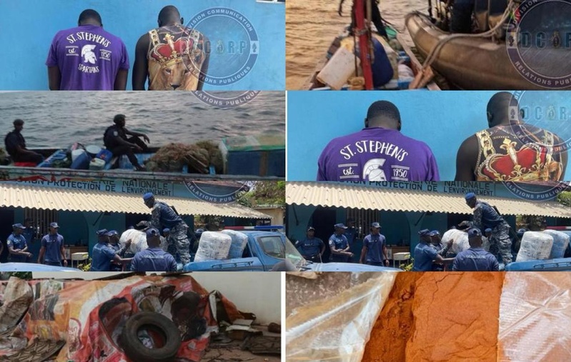 Gendarmerie nationale : saisie de 8 tonnes de denrées périmées et près de 500 kg de chanvre indien