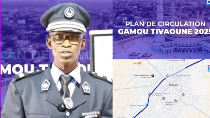 Gamou de Tivaouane : la police déploie ses unités et présente le plan de circulation Gamou de Tivaouane : la police déploie ses unités et présente le plan de circulation