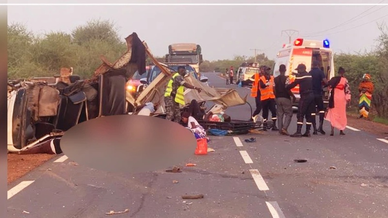 Accident mortel à Barkédji : cinq morts et quinze blessés sur l’axe Linguère-Matam