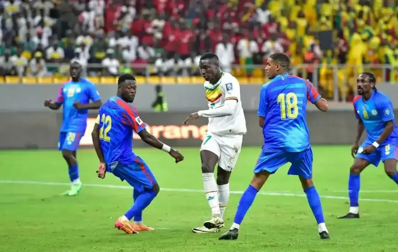 🌍 Mondial 2026 (Éliminatoires) : le Sénégal mené 2-1 à la pause par la RDC à Kinshasa