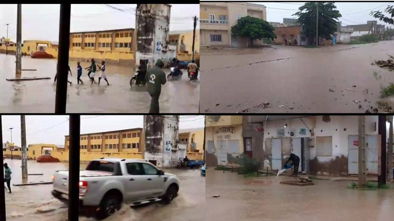 Kaolack sous les eaux : 60 mm de pluie paralysent plusieurs quartiers, dont Médina Baye en pleine célébration Kaolack sous les eaux : 60 mm de pluie paralysent plusieurs quartiers, dont Médina Baye en pleine célébration