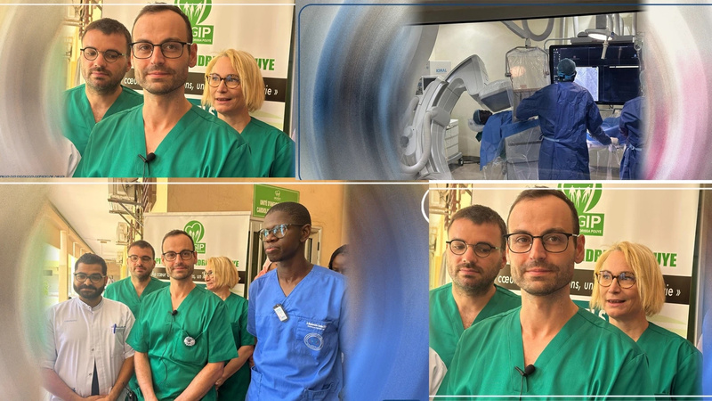 Grand Yoff : une mission médicale française opère 25 patients atteints de maladies cardiaques à l’HOGIP