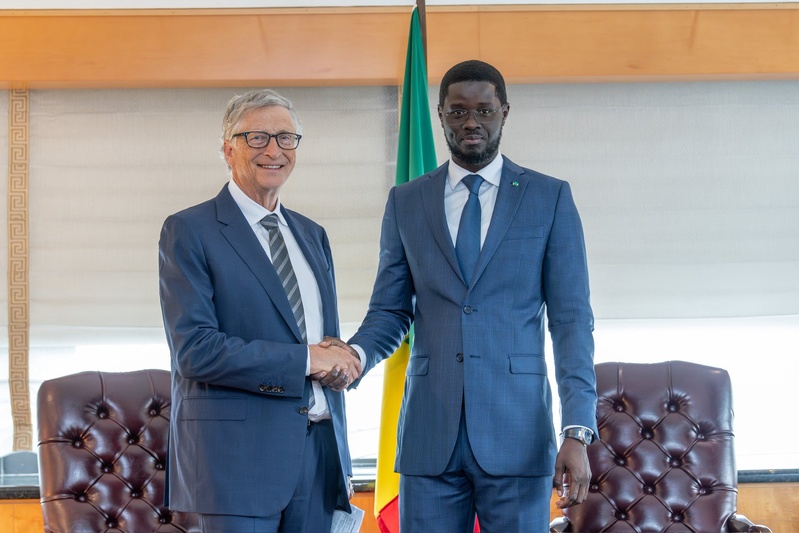 Bassirou Diomaye Faye conclut un partenariat de 10 millions USD avec la Fondation Gates