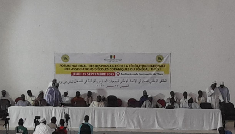 Forum national sur les daaras à Thiès : vers des assises inclusives pour l’éducation coranique Forum national sur les daaras à Thiès : vers des assises inclusives pour l’éducation coranique