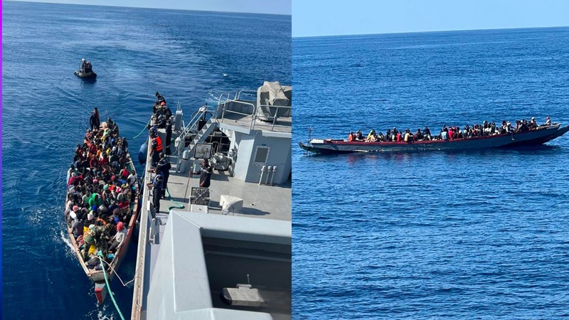 Secours en mer : 142 migrants interceptés à 120 km au large de Dakar Secours en mer : 142 migrants interceptés à 120 km au large de Dakar