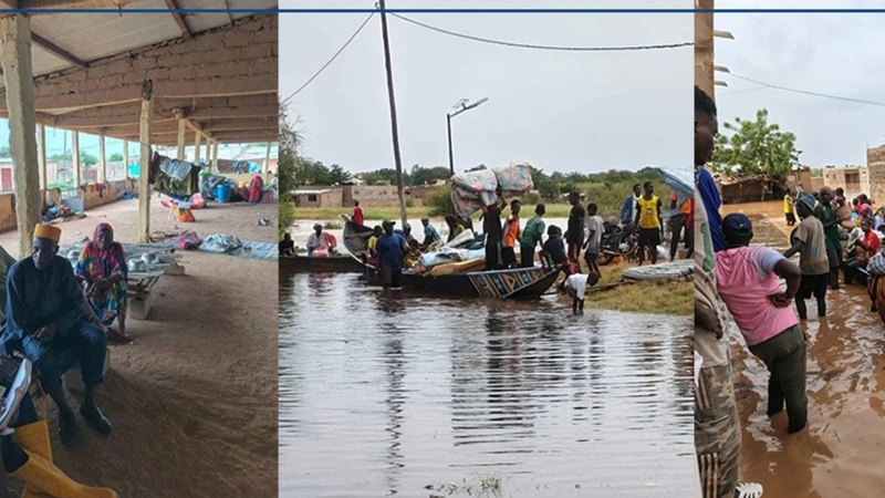 Bakel : 178 familles déplacées après les lâchers d’eau du barrage de Manantali Bakel : 178 familles déplacées après les lâchers d’eau du barrage de Manantali