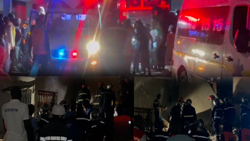 Effondrement d’un immeuble à Kaolack : deux morts et plusieurs blessés à Passoire
