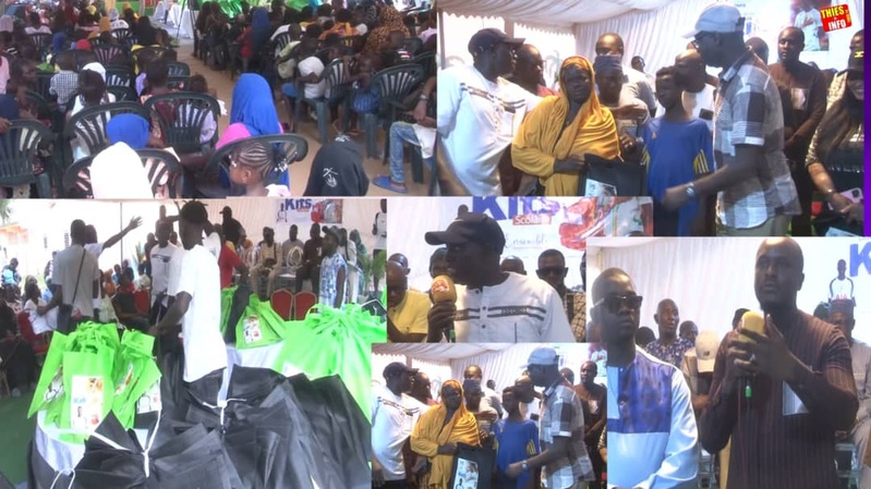 Thiès : Pape Matar Sarr offre plus de 600 kits scolaires aux élèves