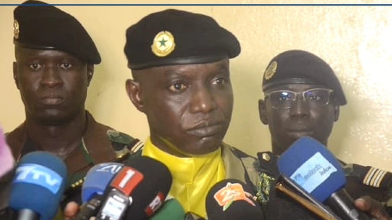Le colonel Massamba Thiam prend le commandement de la zone militaire n°3 couvrant Kaffrine, Fatick et Kaolack