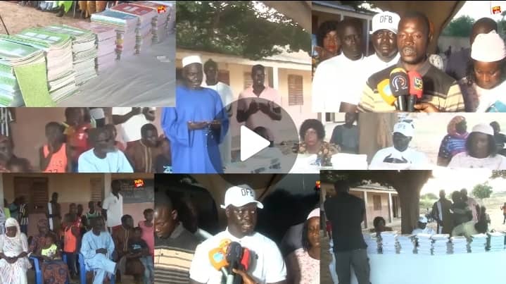 Fallou Bar Soutient les Élèves de Ndieyene Sirah avec des Fournitures Scolaires