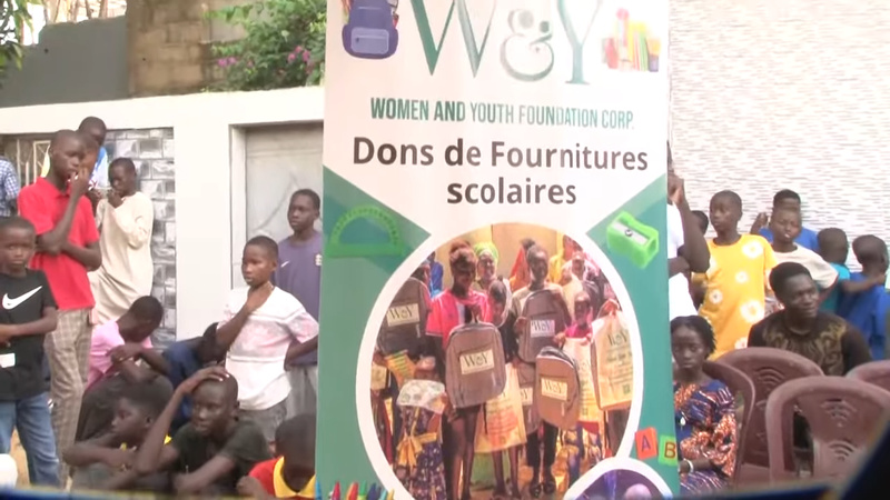 Thiès : la Fondation Women and Youth "Femme - Enfant" offre des fournitures scolaires aux élèves