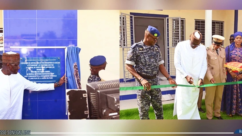 Kaolack : le ministre des Forces armées inaugure la section de recherches et l’escadron d’intervention de la gendarmerie