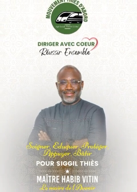 Habib Vitain dévoile son programme : “Thiès d’Abord” veut redonner souffle à la cité du rail Habib Vitain dévoile son programme : “Thiès d’Abord” veut redonner souffle à la cité du rail
