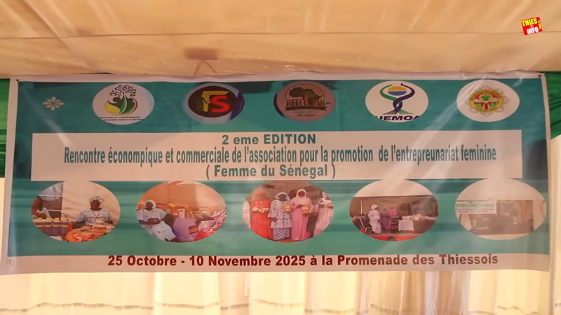 Thiès : la 2ᵉ édition des Rencontres économiques et commerciales des femmes du Sénégal lancée en présence du représentant du ministre Aliou Dione