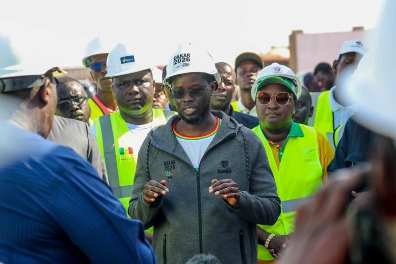 Le Président Bassirou Diomaye Faye salue l’avancement des travaux des JOJ Dakar 2026 Le Président Bassirou Diomaye Faye salue l’avancement des travaux des JOJ Dakar 2026