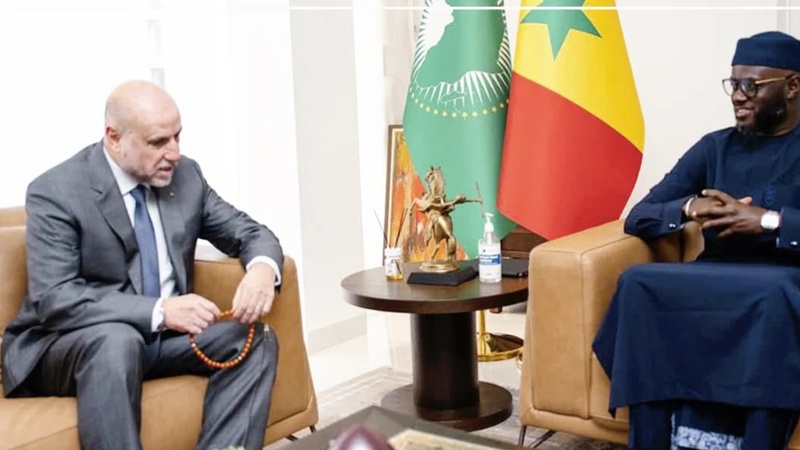 El Malick Ndiaye réaffirme le soutien du Sénégal à la Palestine lors d’une audience avec l’émissaire de Mahmoud Abbas