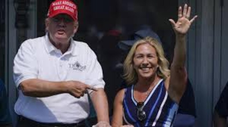 États-Unis: l'élue trumpiste Marjorie Taylor Greene s'est «égarée» selon le président américain États-Unis: l'élue trumpiste Marjorie Taylor Greene s'est «égarée» selon le président américain