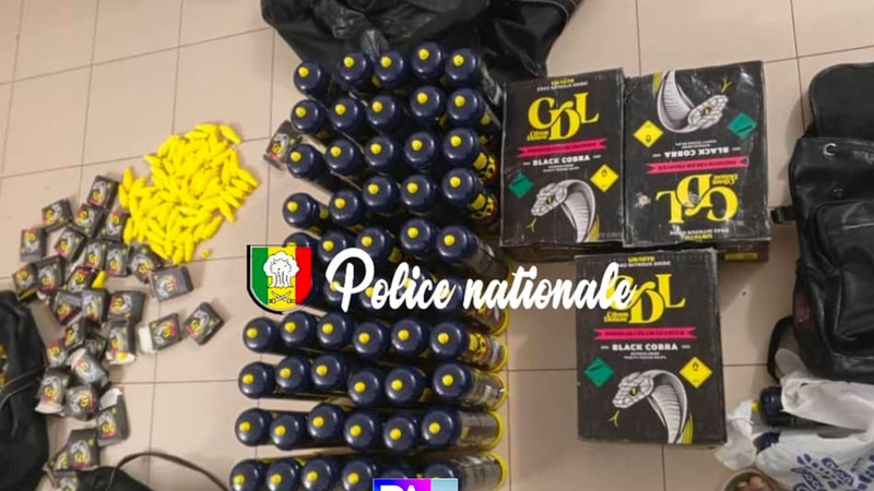 Dakar : importante saisie de bouteilles de protoxyde d’azote lors d’une opération menée par l’OCRTIS