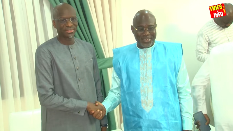 Visite de courtoisie : le président Habib Vitin rencontre le président Abdoulaye Dièye