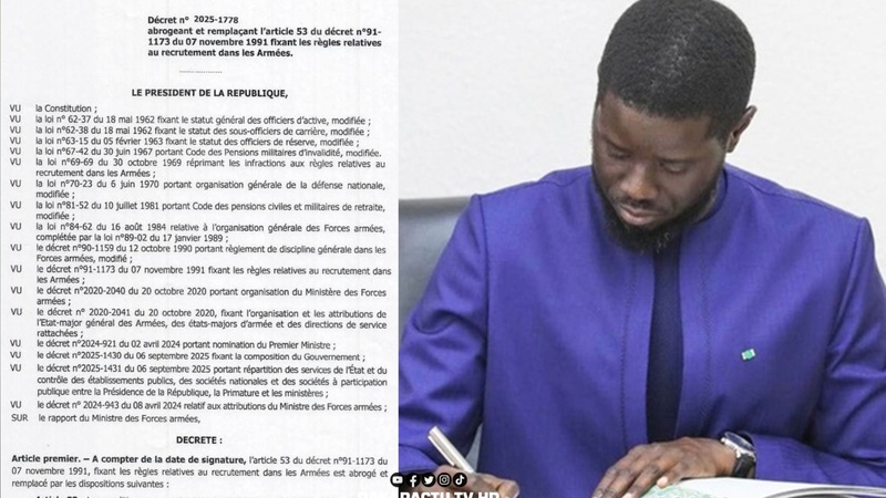 Recrutement dans les Forces armées : un nouveau décret actualise les conditions d’engagement Recrutement dans les Forces armées : un nouveau décret actualise les conditions d’engagement