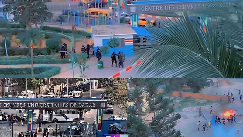 Troisième jour de tension à l’UCAD : les étudiants protestent contre le retard des bourses