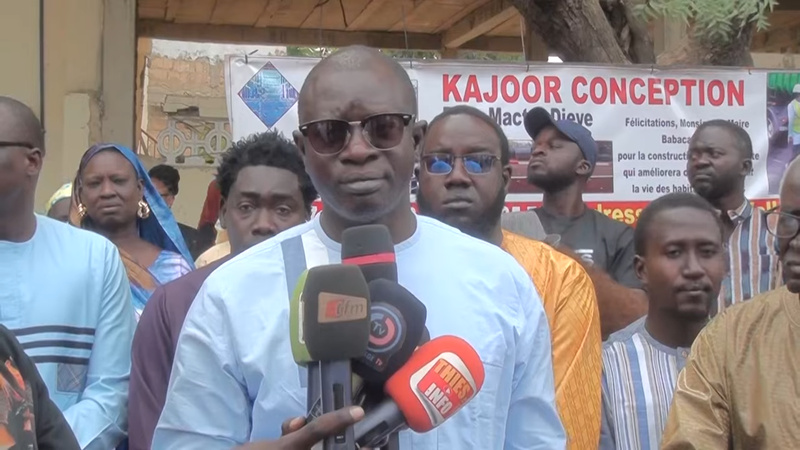 Thiès : Inauguration de la route de Aynina Fall par Babacar Diop