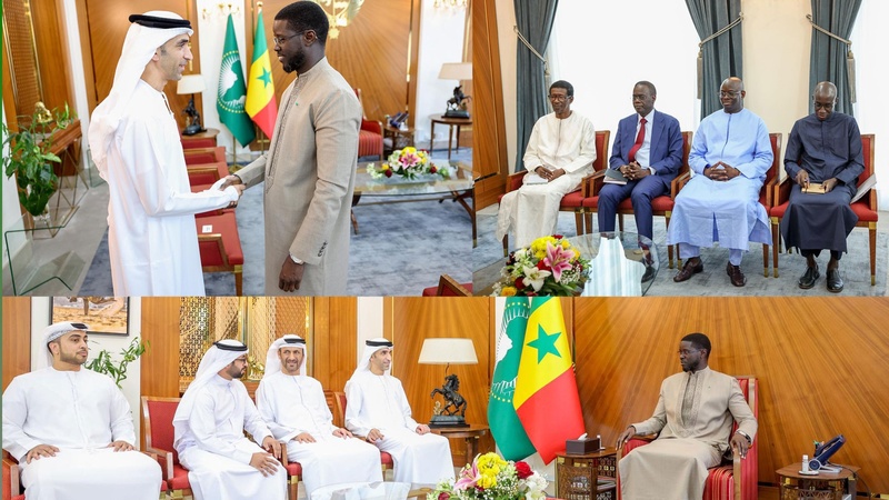 Renforcement des relations Sénégal–Émirats : de nouveaux projets structurants examinés au Palais Renforcement des relations Sénégal–Émirats : de nouveaux projets structurants examinés au Palais