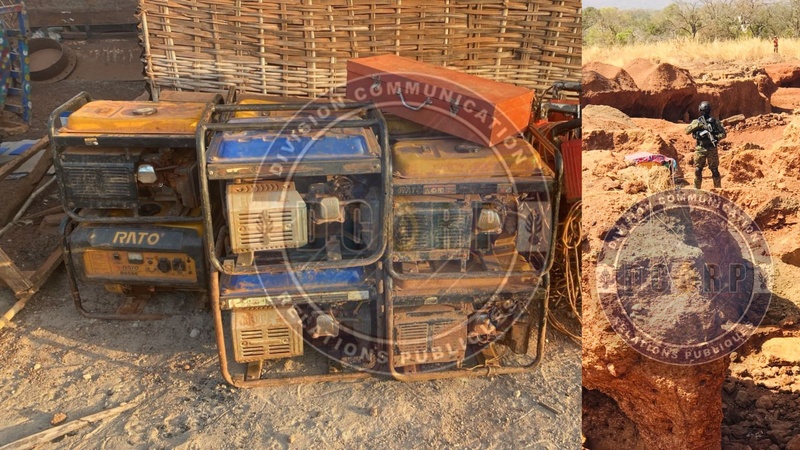 Saraya : un site d’orpaillage illégal démantelé lors d’une opération de sécurité Saraya : un site d’orpaillage illégal démantelé lors d’une opération de sécurité