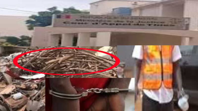 Thiès : un maçon condamné après un vol de ferraille audacieux Thiès : un maçon condamné après un vol de ferraille audacieux