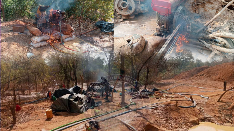 Saraya : un site d’orpaillage clandestin démantelé lors d’une opération de la gendarmerie Saraya : un site d’orpaillage clandestin démantelé lors d’une opération de la gendarmerie