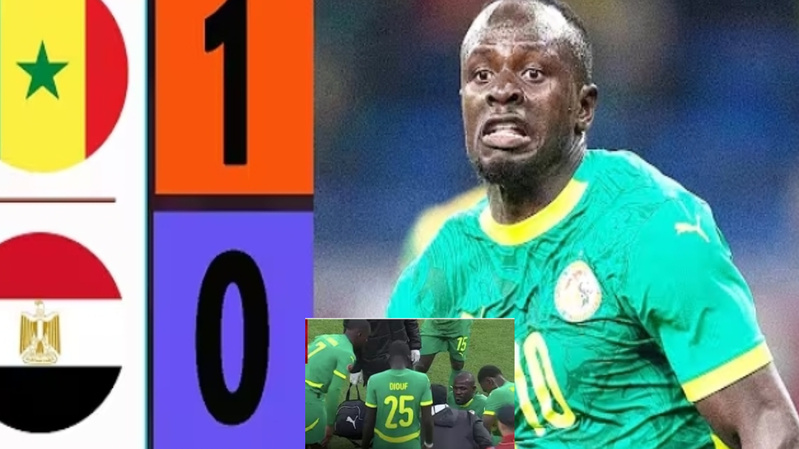 CAN 2025 : Le Sénégal élimine l’Égypte (1-0) grâce à un but de Sadio Mané