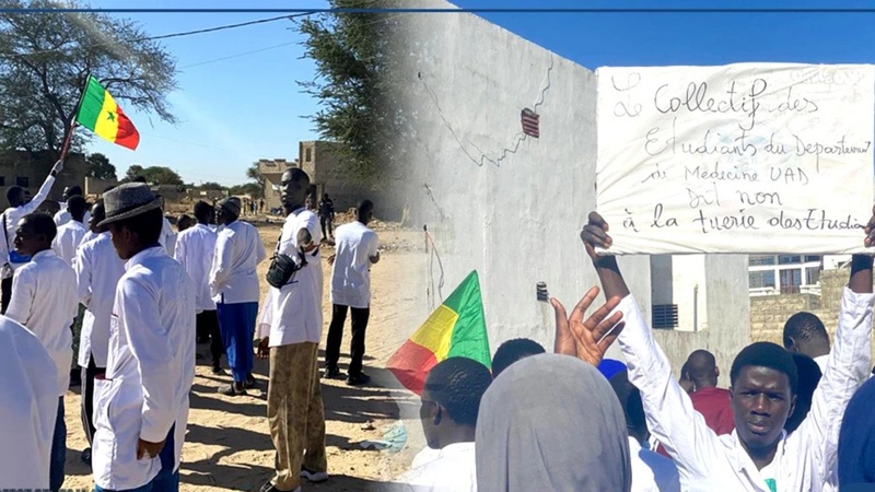 Décès d’un étudiant à l’UCAD : des étudiants en médecine de Bambey manifestent à Diourbel Décès d’un étudiant à l’UCAD : des étudiants en médecine de Bambey manifestent à Diourbel