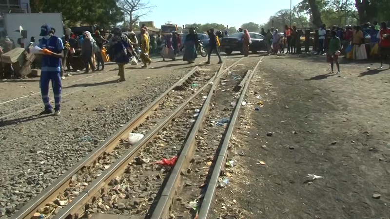 Marché central de Thiès : des magasins dégagés pour préserver la visibilité du train