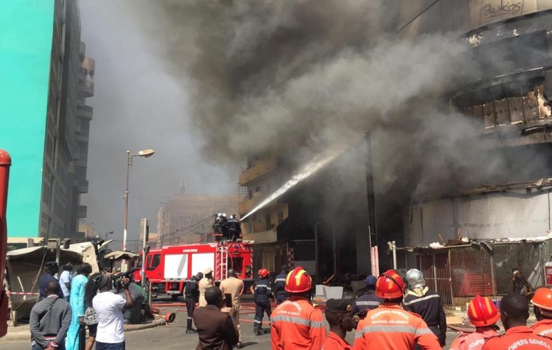 Un incendie signalé dans un bâtiment administratif à Dakar