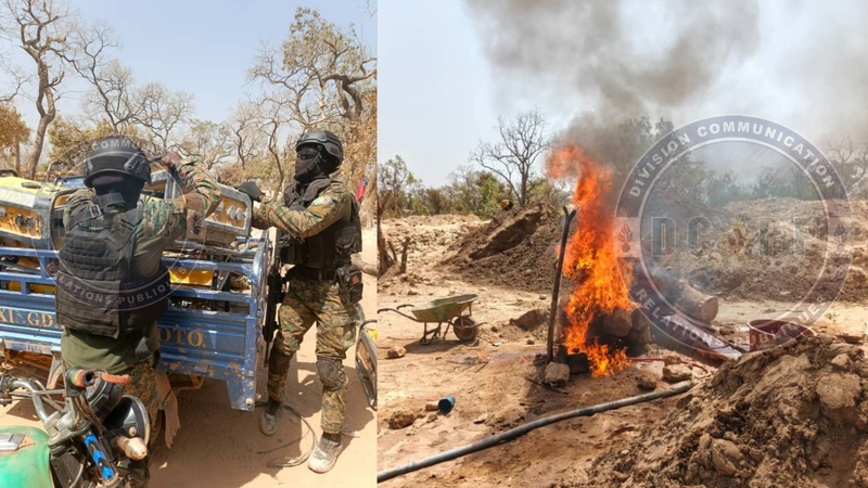Kédougou : trois sites d’orpaillage clandestin démantelés, un suspect arrêté pour trafic de migrants