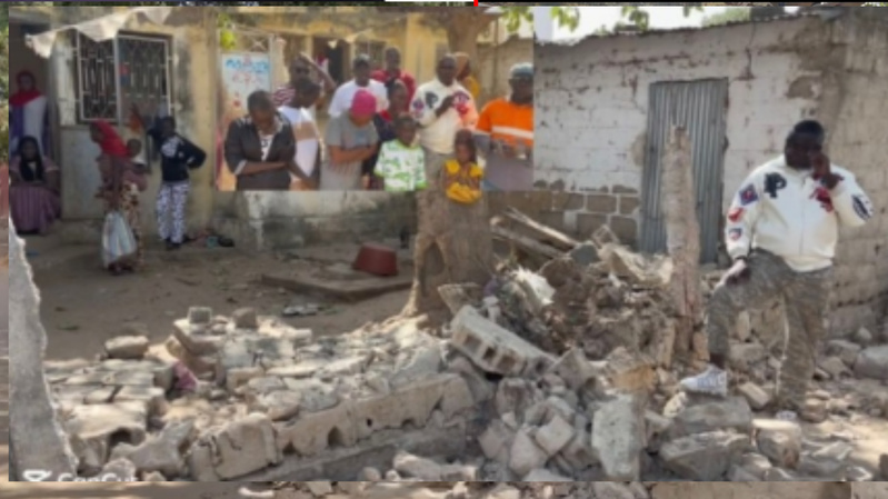 Litige foncier à Thiès : Une maison démolie à Madina Fall sous les yeux d’une veuve et de ses enfants