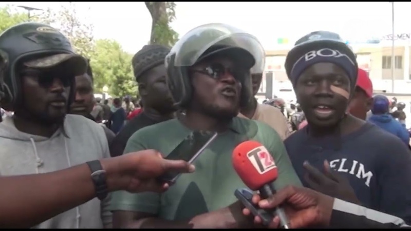 Thiès : les conducteurs de Jakarta manifestent contre les contrôles et nouvelles exigences