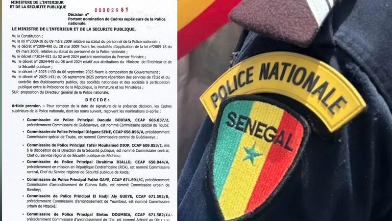 Police nationale : vaste mouvement de nominations dans plusieurs régions Police nationale : vaste mouvement de nominations dans plusieurs régions