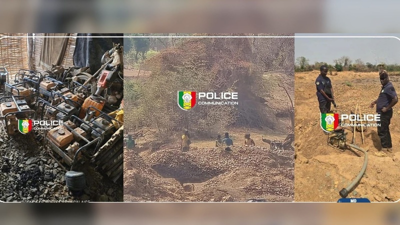 Bakel : plusieurs équipements saisis lors d’une opération contre l’orpaillage clandestin