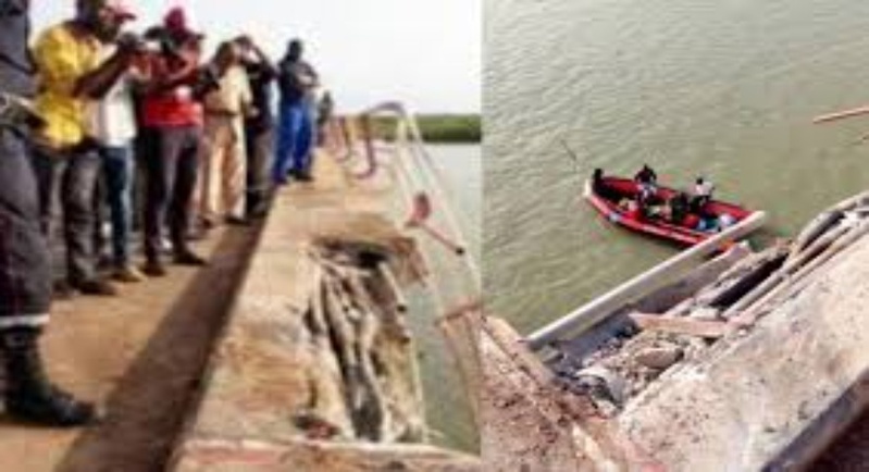 Ziguinchor sous le choc : un minibus chute du pont Émile Badiane dans le fleuve Casamance Ziguinchor sous le choc : un minibus chute du pont Émile Badiane dans le fleuve Casamance